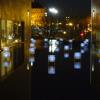 Outdoor Installation at Pulitzer Foundation for the Arts, St. Louis Missouri.  For Lantern Ceremony in conjunction with Reflections of the Buddha, March 2012.